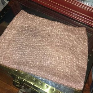 Fashion Nova Rose Gold Pencil Skirt